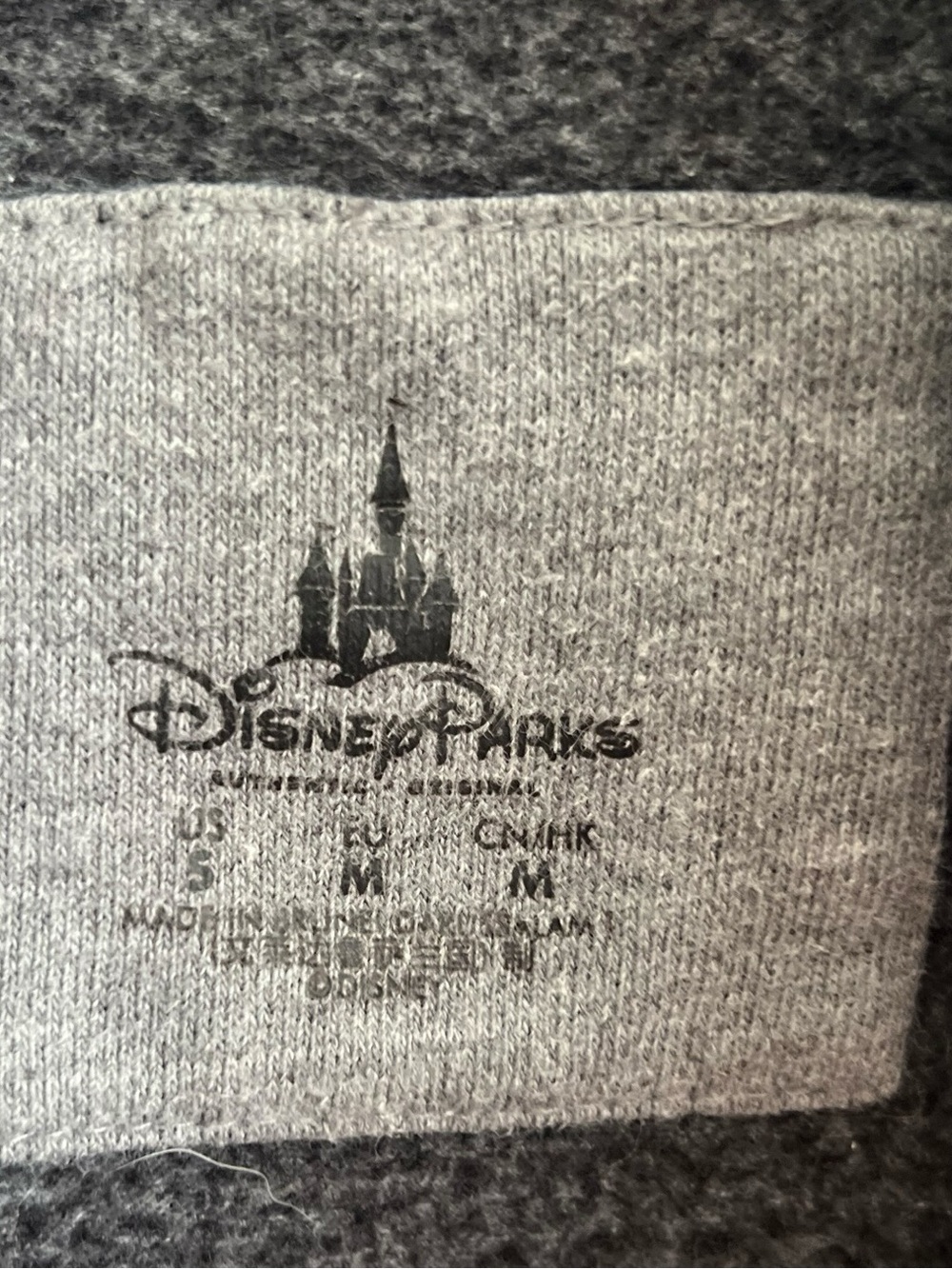 Disney Parks Disneyland 60th Gray Full Zip Hoodie Jacket - Picture 5 of 5